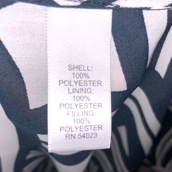 Banana Republic Belted Shirt Dress Dark Blue & White Women's Size 8 - Picture 10 of 13